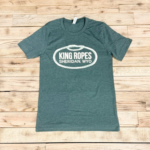 NEW! Unisex King Ropes Tee - Heather Forest