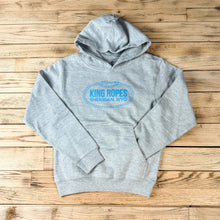 Load image into Gallery viewer, NEW! YOUTH LT BLUE KING ROPES HOODIE - GREY HEATHER