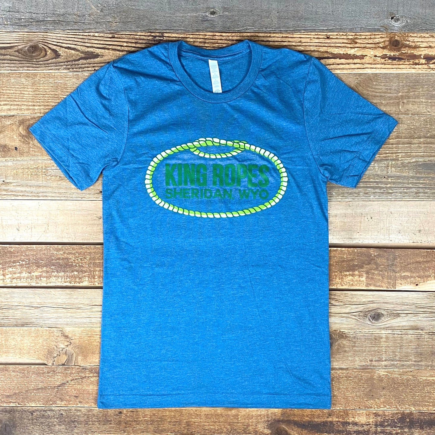 King Ropes Tee - Heather Deep Teal