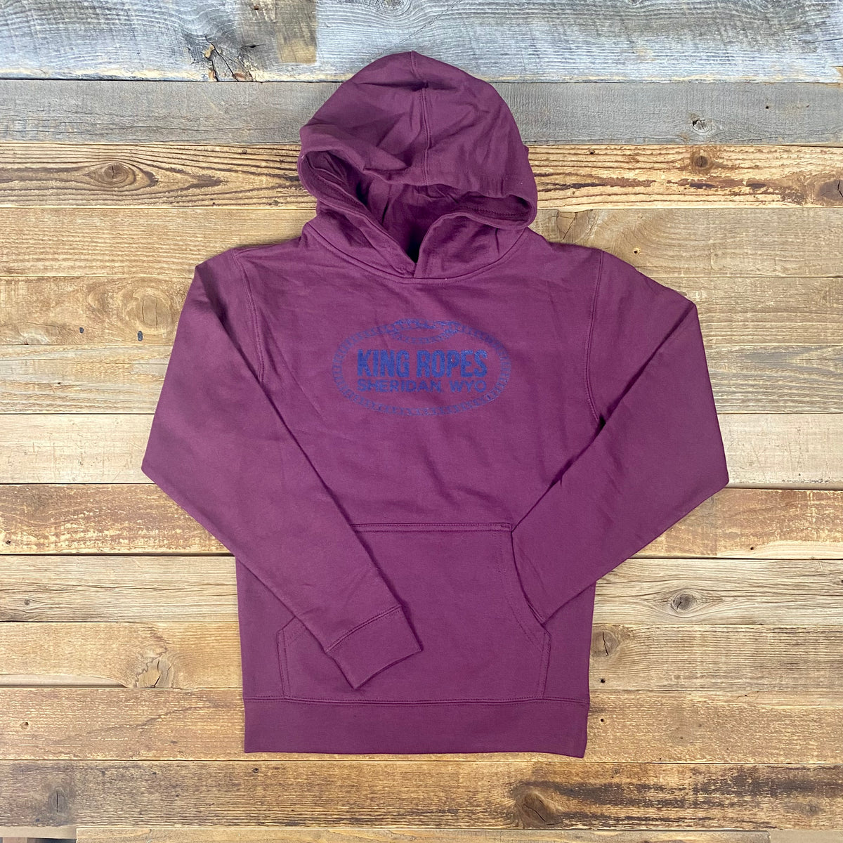 YOUTH KING ROPES HOODIE - MAROON – King Ropes